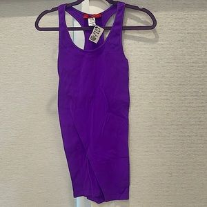 Brand NEW Purple ribbed tank. With tags.